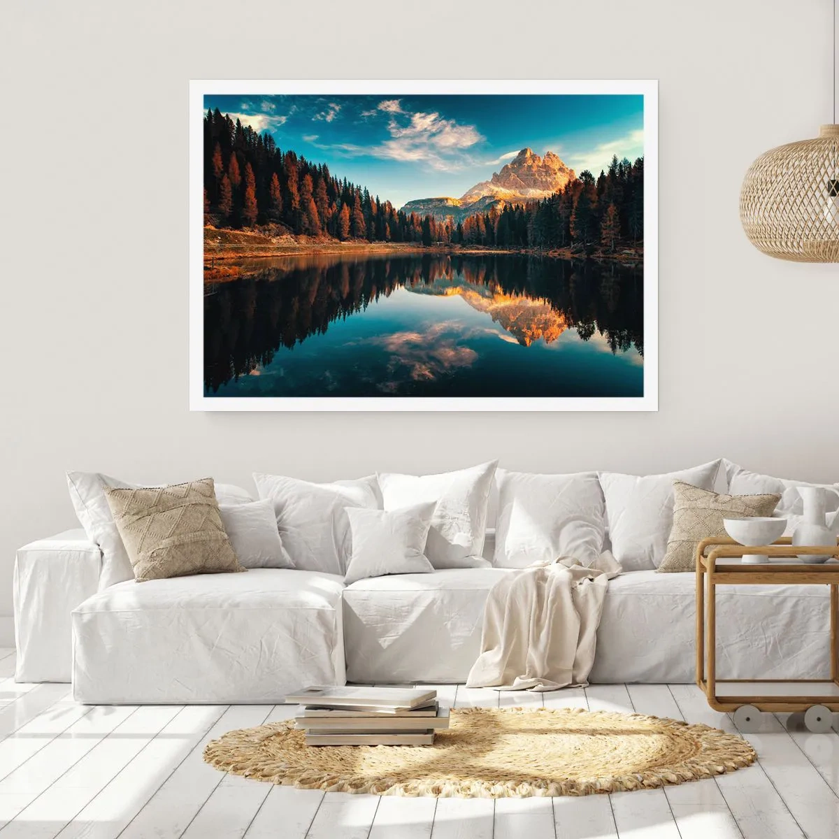Plakát - Dvojitá krajina - 100x70 cm