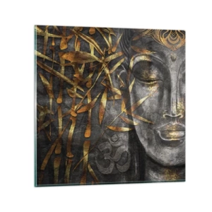 Obraz na skle - Pociťte klid - 30x30 cm