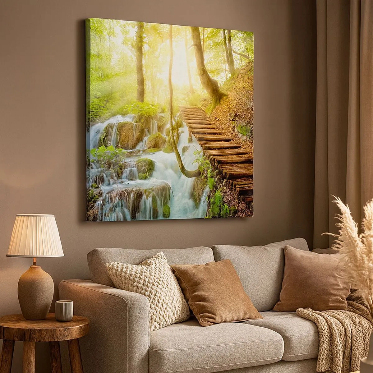 Obraz na plátně - Vytoužený chlad - 30x30 cm