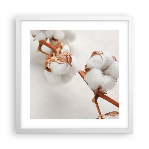 Plakát v bílém rámu - Jenom objímat - 40x40 cm