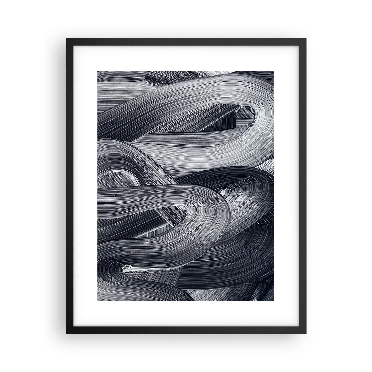 Plakát v černém rámu - Plynulost reality - 40x50 cm