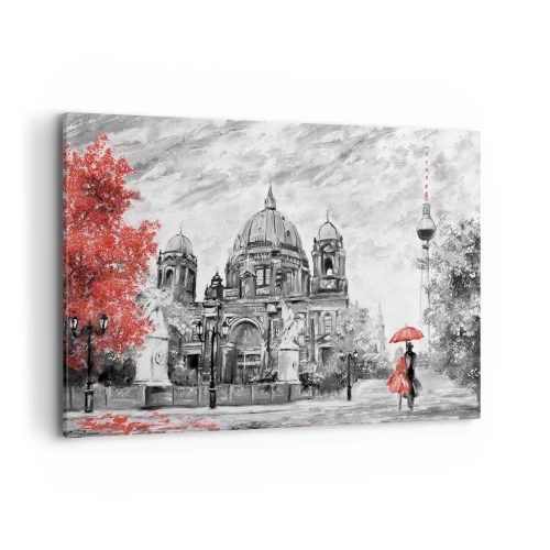 Obraz na plátně - Berlínské setkání - 120x80 cm