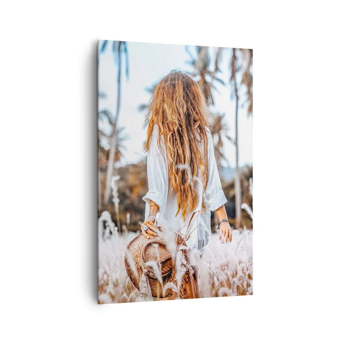 Obraz na plátně - Zrozená z travní chmýří - 80x120 cm