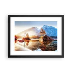 Plakát v černém rámu - Příroda v novém světle - 40x30 cm