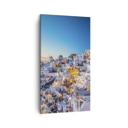 Obraz na plátně - Esence Řecka - 45x80 cm