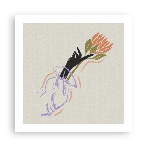 Plakát - Sesterský dotek - 50x50 cm