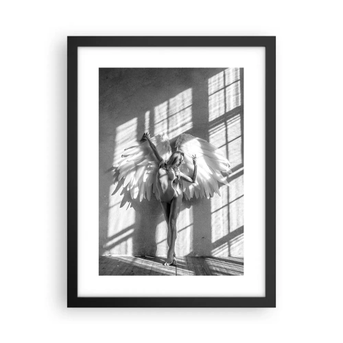 Plakát v černém rámu - Přímo z nebe - 30x40 cm
