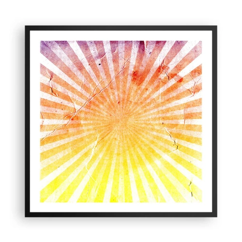 Plakát v černém rámu - Východy a západy - 60x60 cm