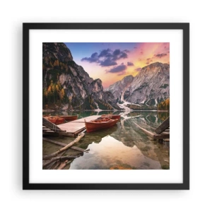 Plakát v černém rámu - Slib dne - 40x40 cm