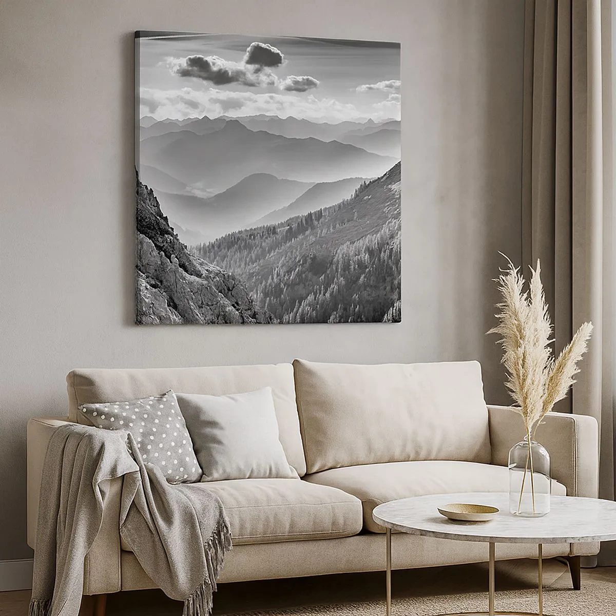 Obraz na plátně - Až k obzoru - 30x30 cm