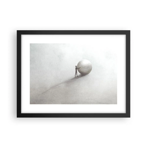 Plakát v černém rámu - Hra života - 40x30 cm