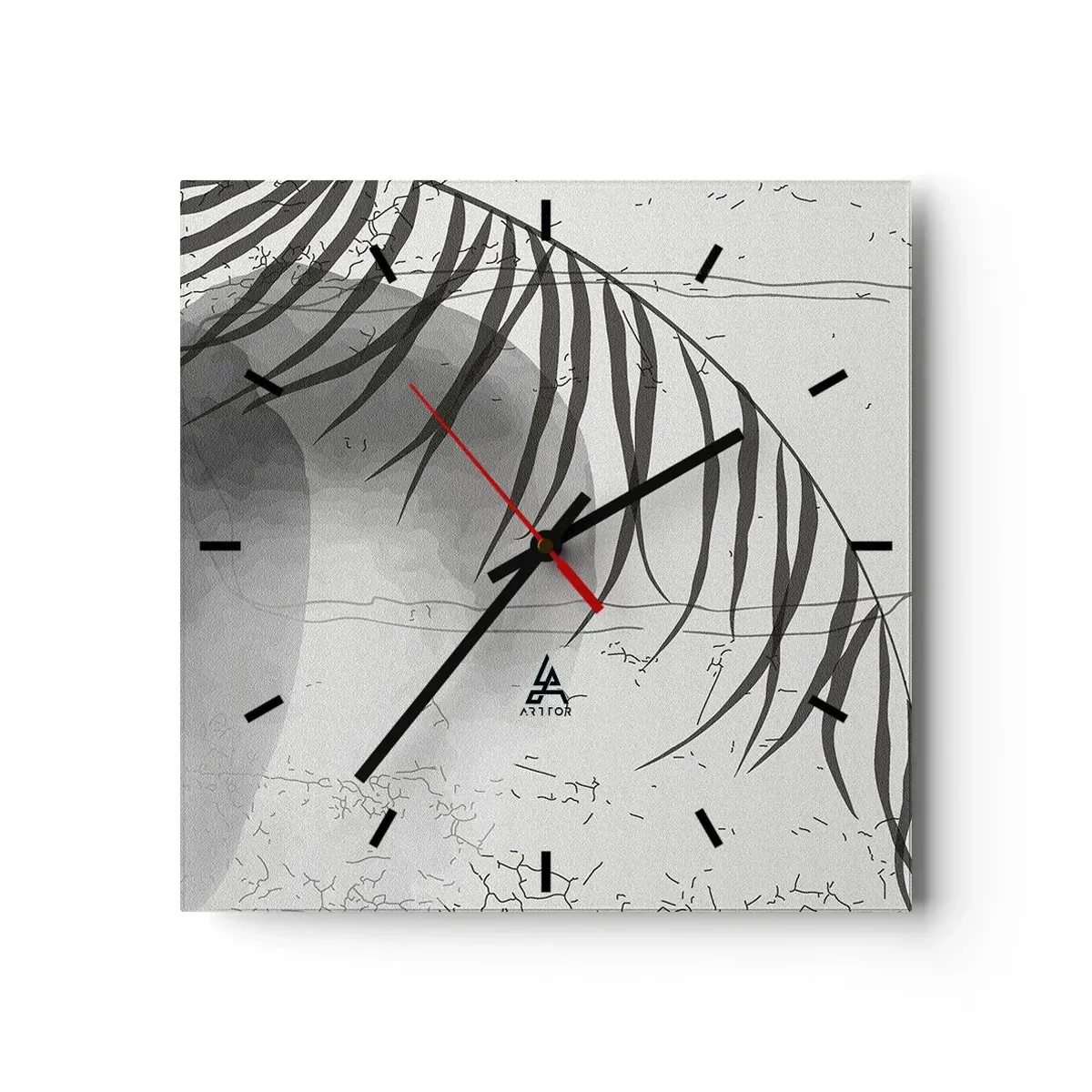 Nástěnné hodiny - Subtilní exotika přírody - 30x30 cm