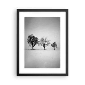 Plakát v černém rámu - O čem sní? - 30x40 cm