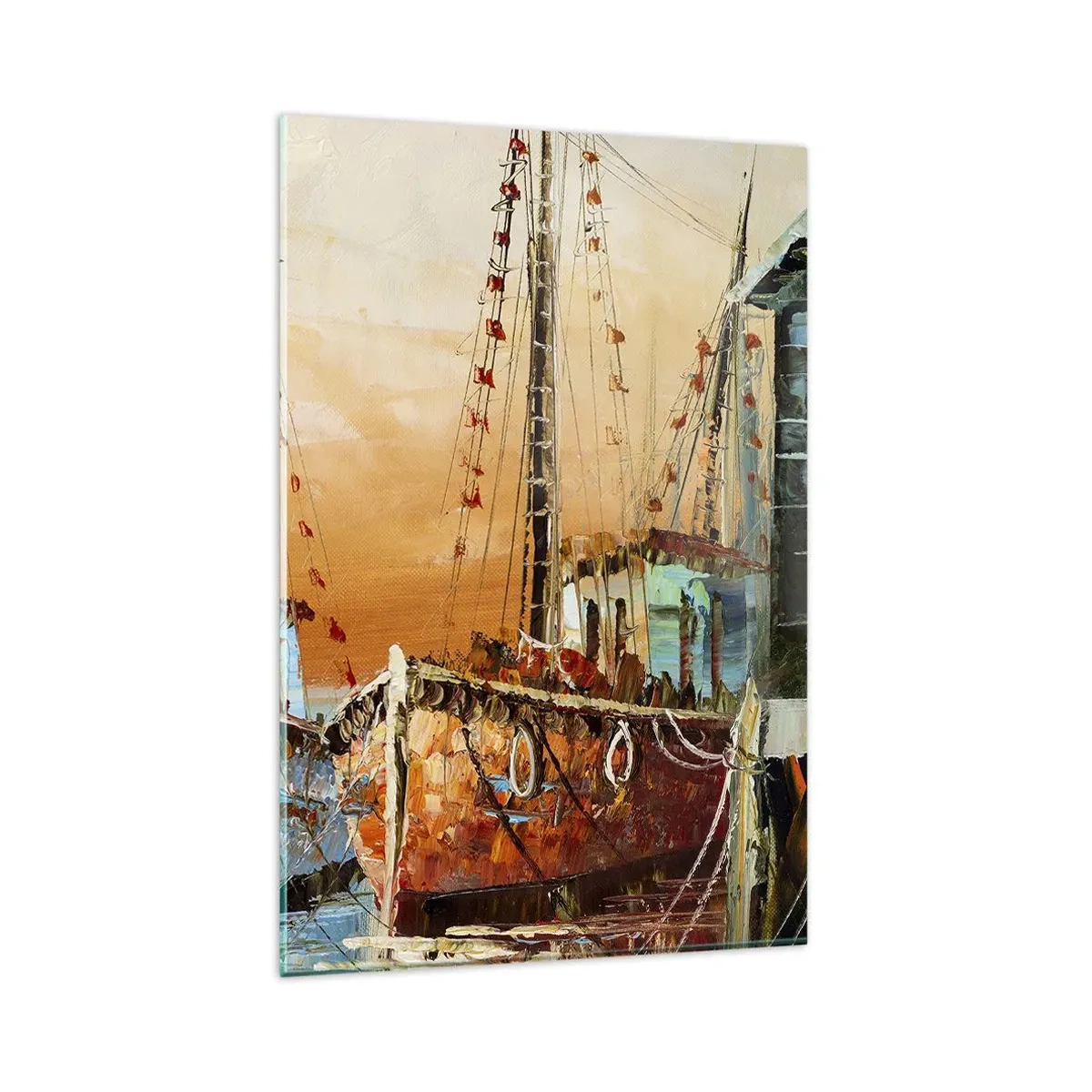 Obraz na skle - Klidný návrat - 80x120 cm