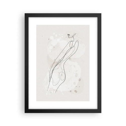 Plakát v černém rámu - Zabloudit pohledem - 30x40 cm