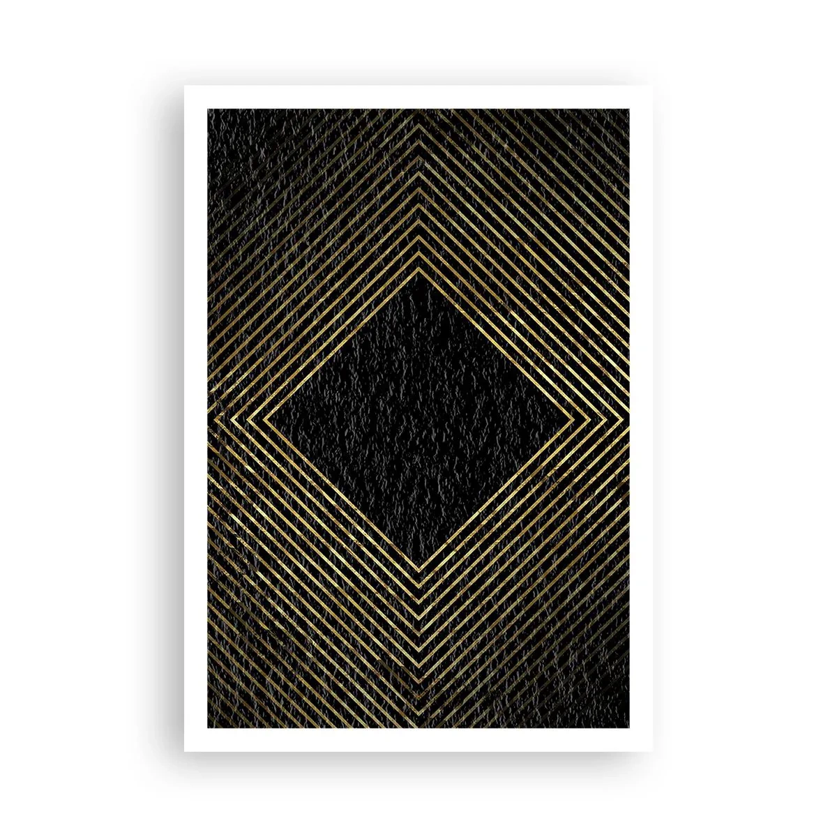 Plakát - Geometrie ve stylu glamour - 70x100 cm