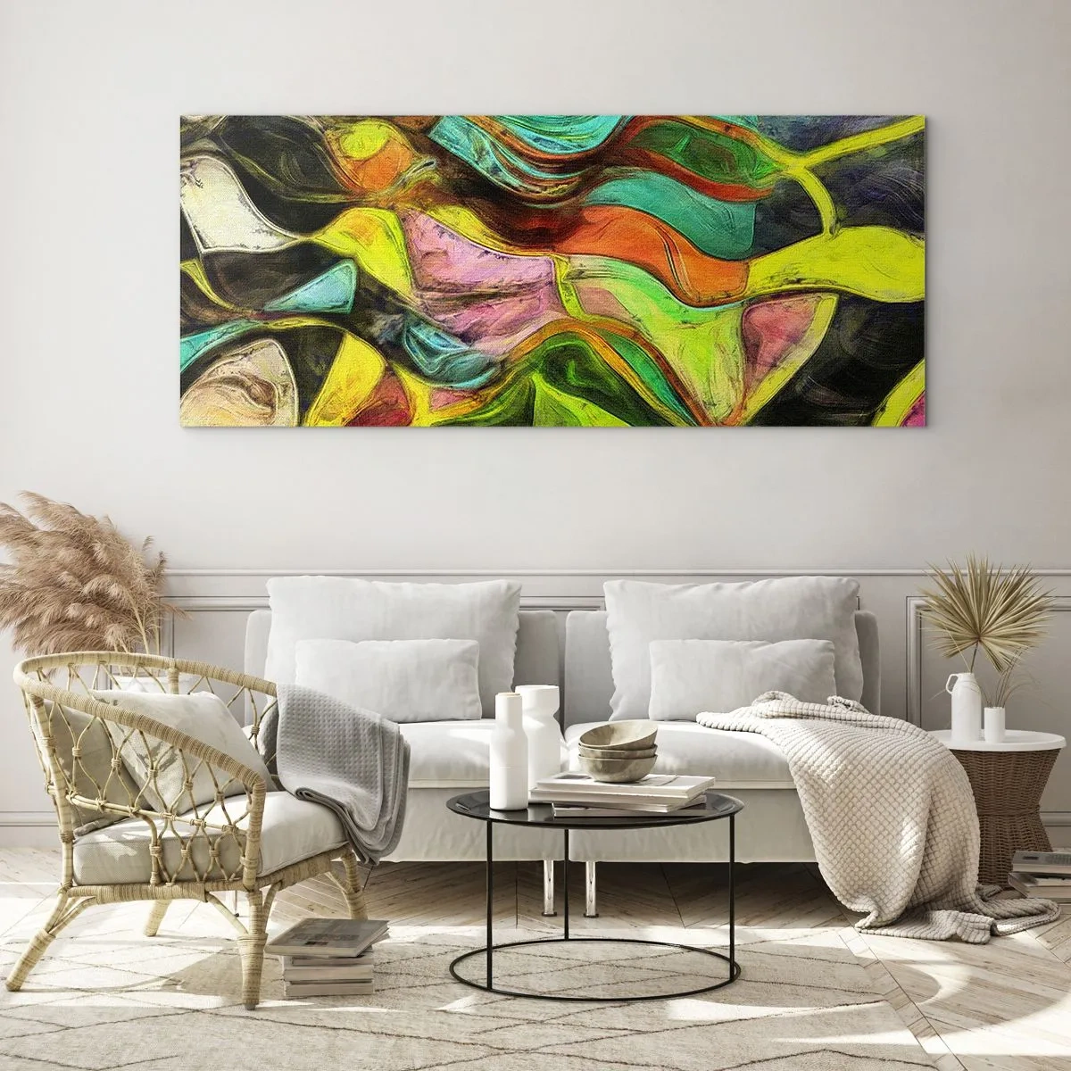 Obraz na skle - Pohyb je život - 100x40 cm
