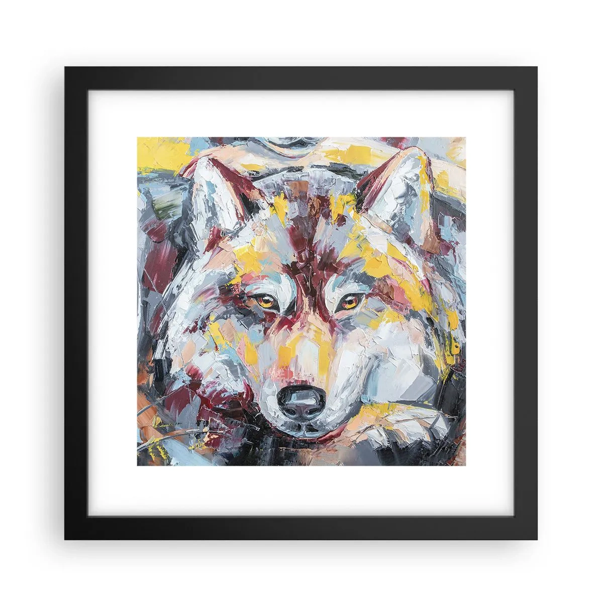 Plakát v černém rámu - Klid mezi blízkými - 30x30 cm
