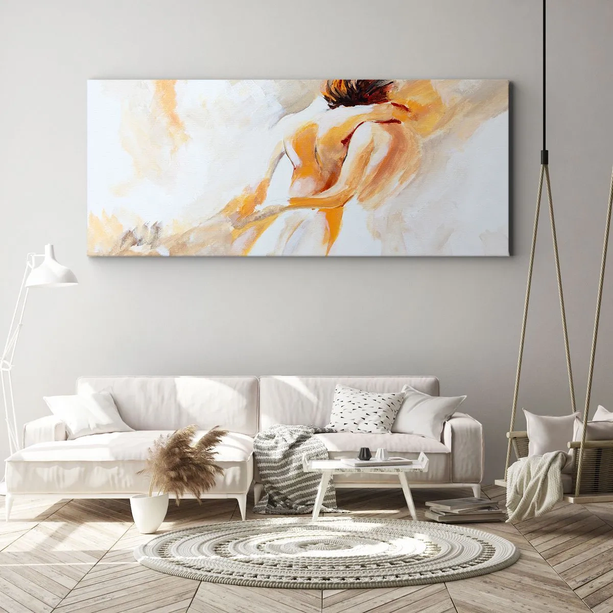 Obraz na plátně - Blízkost v nebi - 100x40 cm