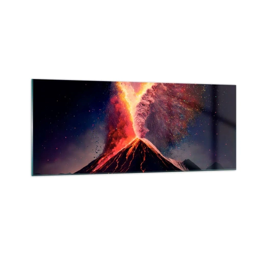 Obraz na skle - Krása a hrůza - 100x40 cm
