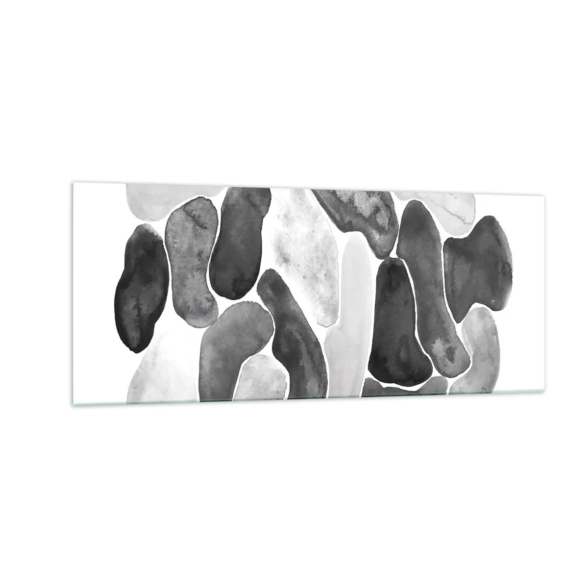Obraz na skle - Kamenitá abstrakce - 100x40 cm