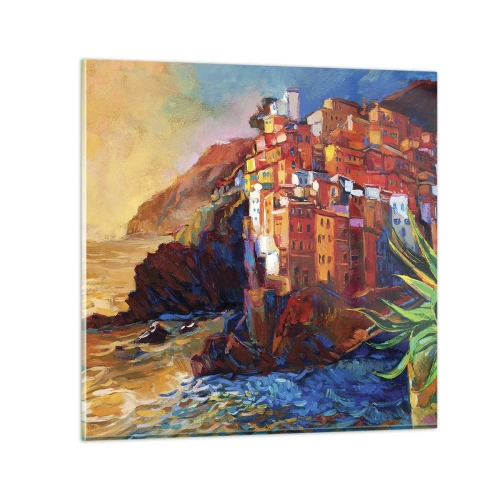 Obraz na skle - Italský nádech - 30x30 cm