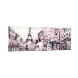 Obraz na skle - Když se zamilovat, tak jenom v… - 90x30 cm