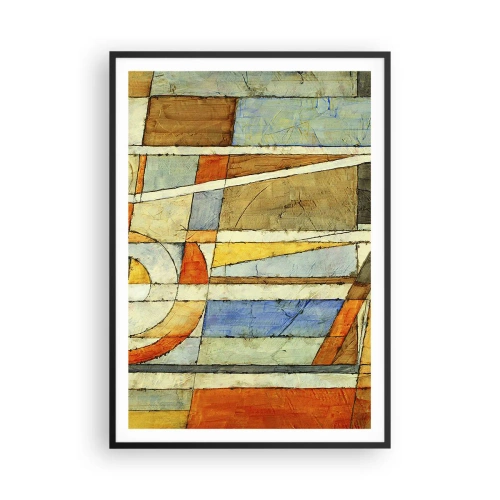 Plakát v černém rámu - Kubismus na stavbě - 70x100 cm