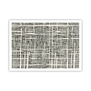 Plakát - Tkaná kompozice - 100x70 cm