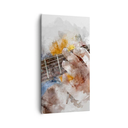 Obraz na plátně - Poezie mezi strunami - 55x100 cm