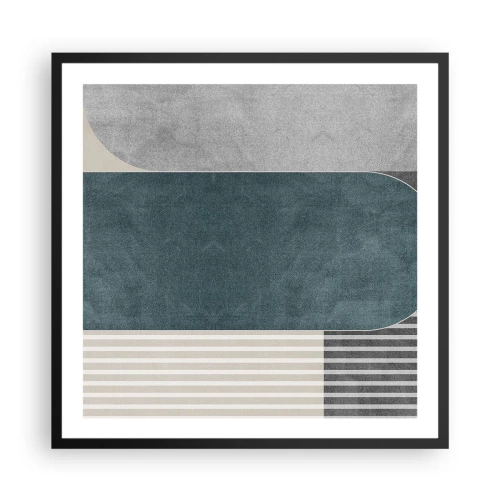 Plakát v černém rámu - Kompozice na úrovni - 60x60 cm