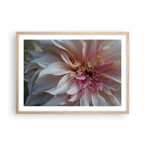 Plakát v rámu světlý dub - Kvetoucí svěžest - 70x50 cm
