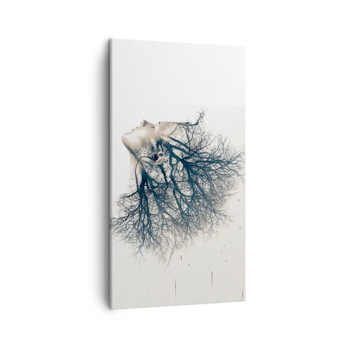 Obraz na plátně - Okouzlená šepotem stromu - 45x80 cm