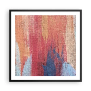 Plakát v černém rámu - Stékat duhou - 60x60 cm