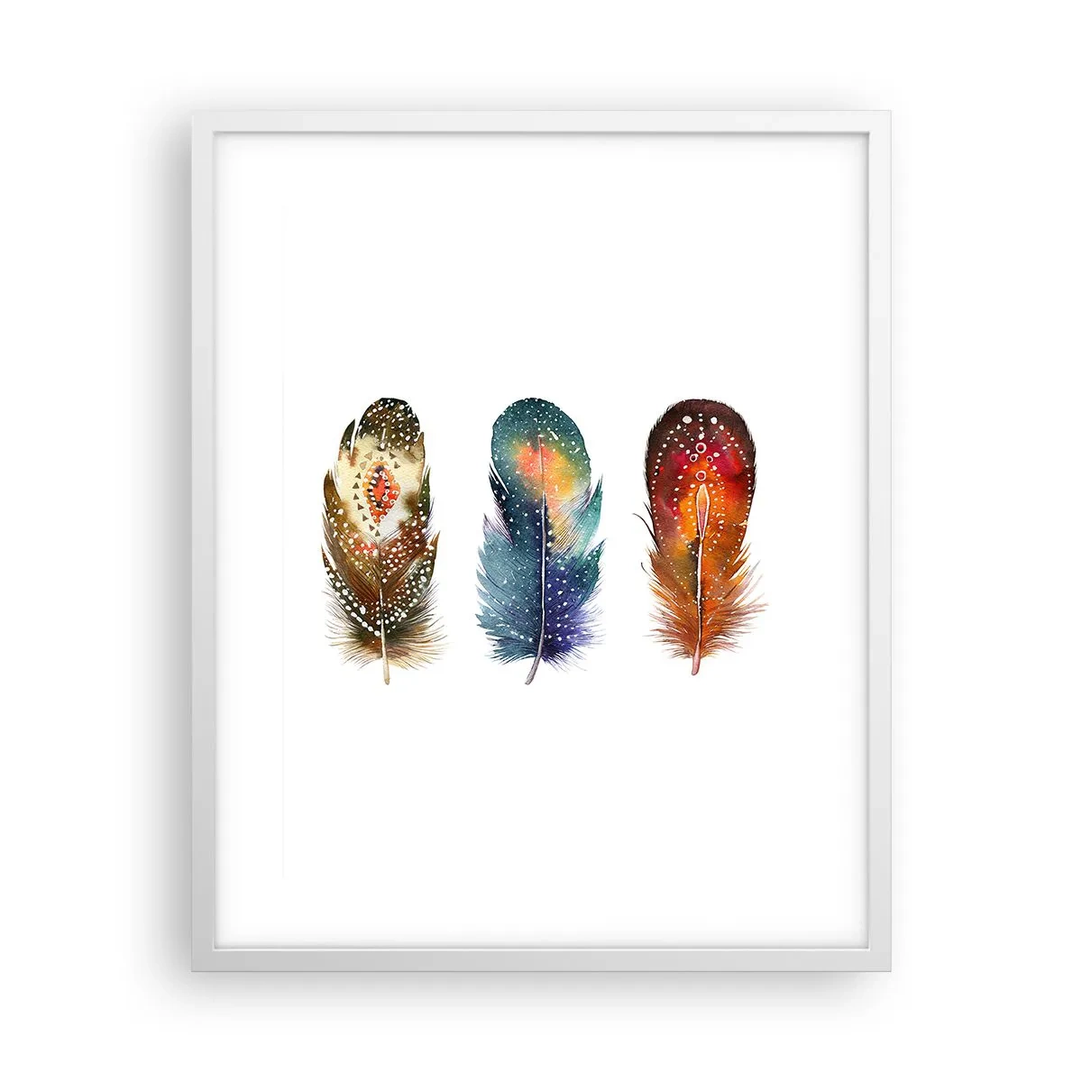 Plakát v bílém rámu - Rituály, obřady, tajemství - 40x50 cm