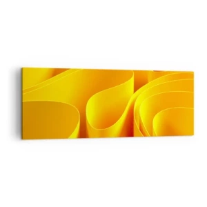 Obraz na plátně - Jako sluneční vlny - 140x50 cm