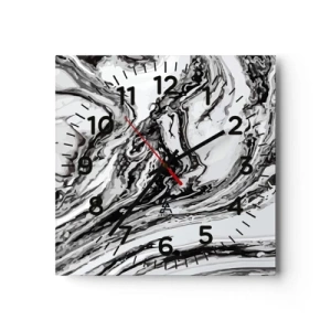 Nástěnné hodiny - Na začátku byl chaos - 40x40 cm