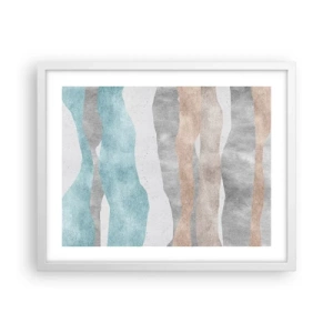 Plakát v bílém rámu - Studie blízkosti - 50x40 cm