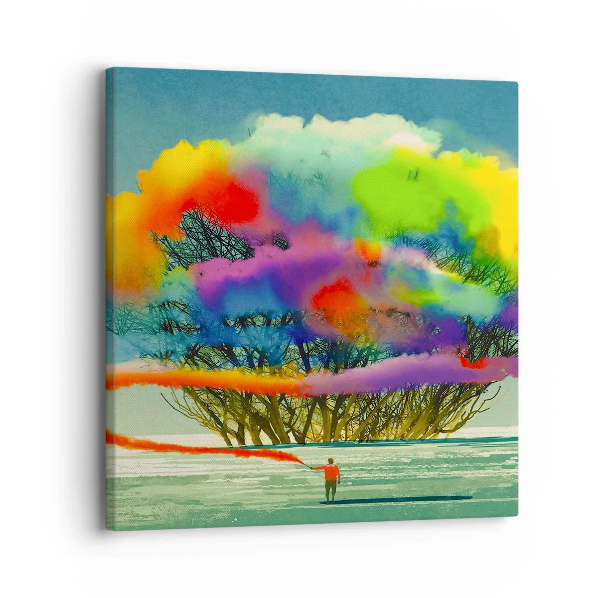 Obraz na plátně - Oživit tento svět - 30x30 cm