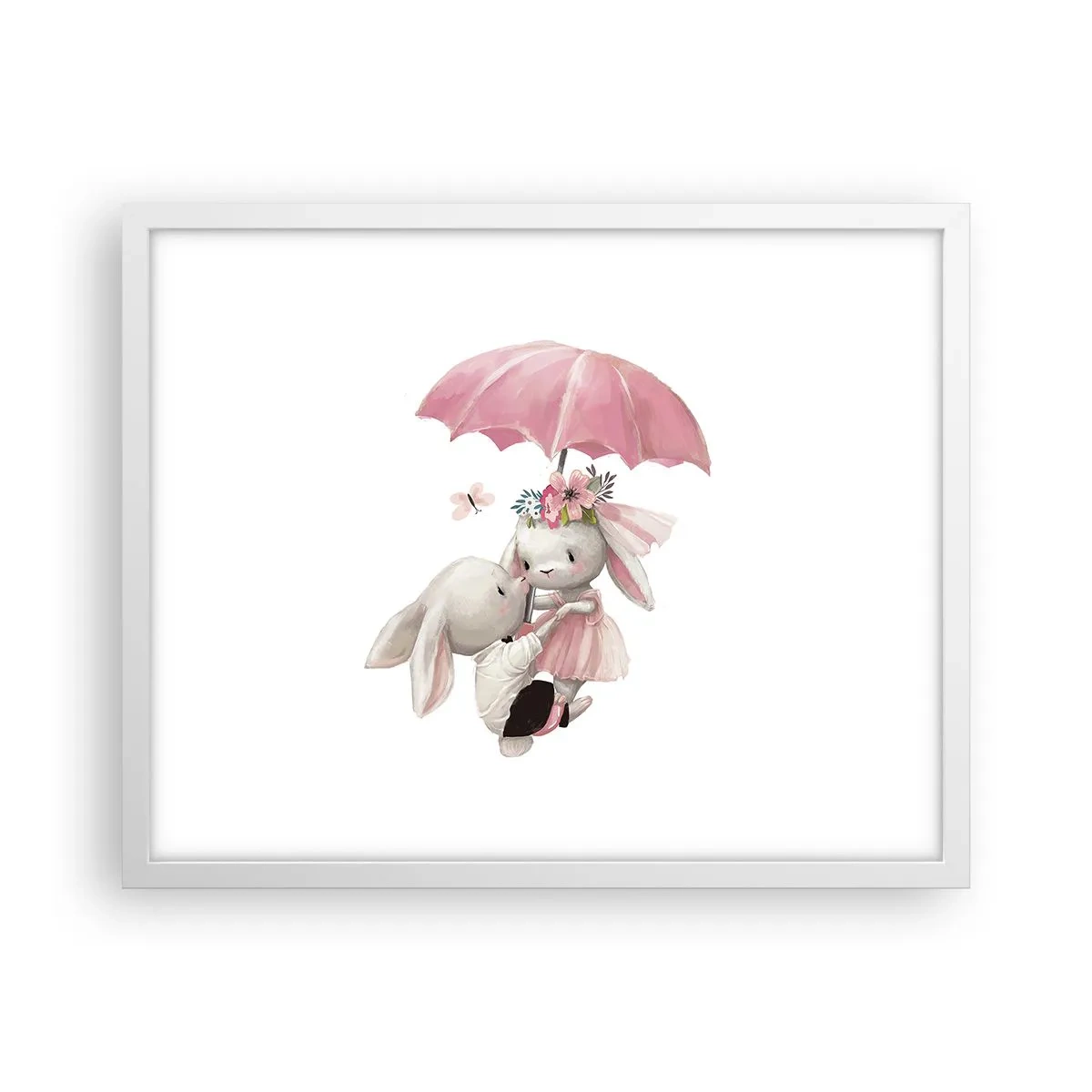 Plakát v bílém rámu - To je láska - 50x40 cm