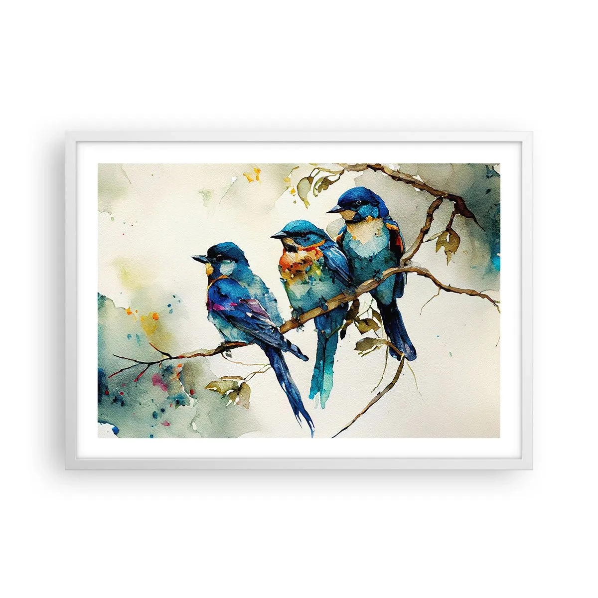 Plakát v bílém rámu - Urazil se? - 70x50 cm