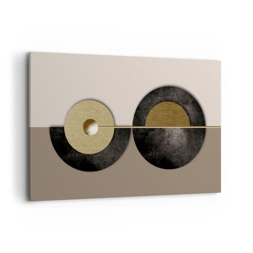 Obraz na plátně - Variace kolem kruhu - 120x80 cm