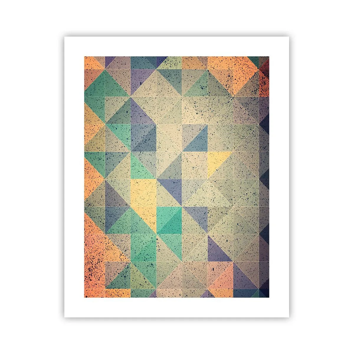 Plakát - Republika trojúhelníků - 40x50 cm