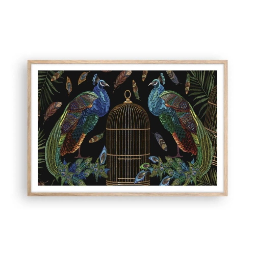 Plakát v rámu světlý dub - V královském rouchu - 91x61 cm