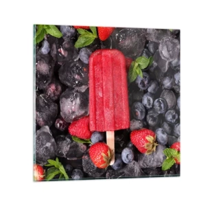 Obraz na skle - Chuť horkého léta - 60x60 cm