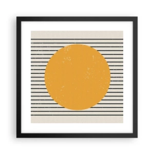 Plakát v černém rámu - Síla jednoduchosti - 40x40 cm