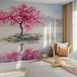 Fototapeta Samolepicí Deluxe Sticker - Svátek jara - Kus, Strom, Krajina - 100x70 cm
