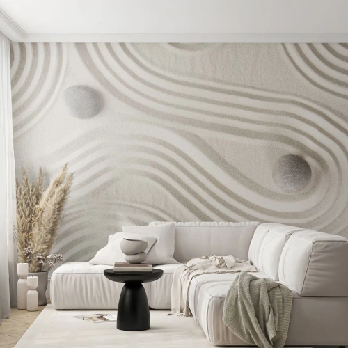 Fototapeta Premium Canvas - Dotek tepla - Abstrakce, Kus, Písek - 300x210 cm