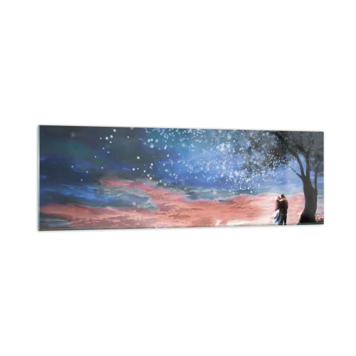 Obraz na skle - Hvězdicovité představení - 160x50 cm
