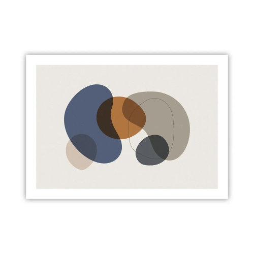 Plakát - Kapky barev - 70x50 cm